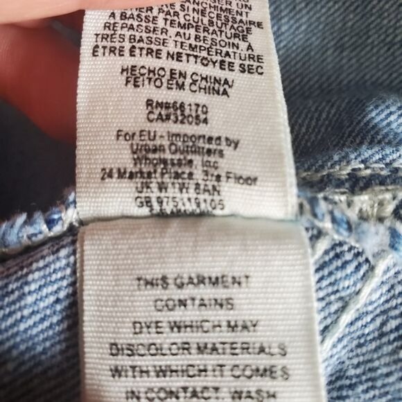 FREE PEOPLE Womens Shorts Size 24 Sweet Surrender Denim Blue Lace Spring‎ Summer - Picture 10 of 10